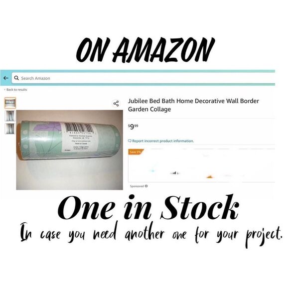 Jubilee “Garden Collage” Wallpaper Border-New in Package-2 Rolls - Picture 4 of 4